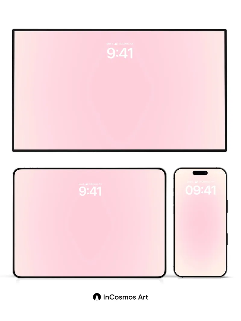 Soft Hush Gradient Wallpaper with Ethereal Light