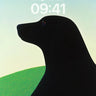 Silhouetted Sentinel Wallpaper with Gradient Horizon wallpaper for iPhone, iPad & Mac
