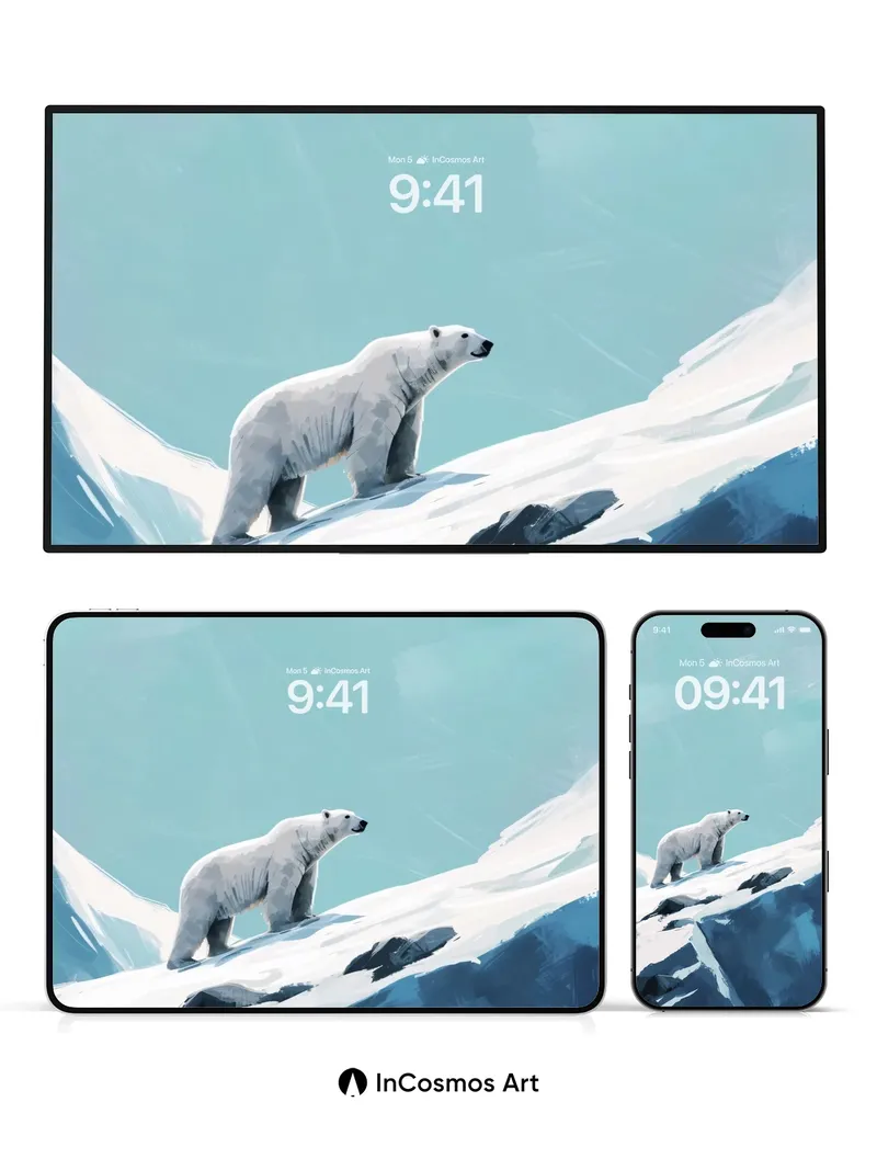 Serenity Summit Wallpaper with Arctic Whisper