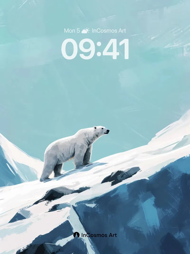 Serenity Summit Wallpaper with Arctic Whisper