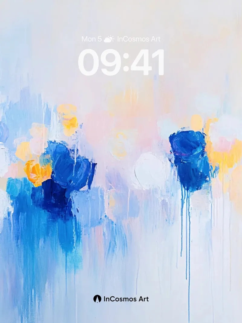 Serenity Bloom Wallpaper with Floating Hues