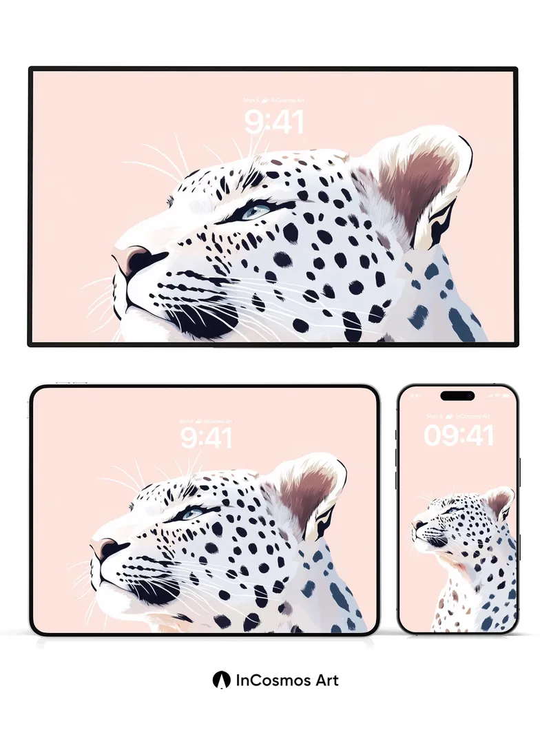 Serenity in Spots Wallpaper with Velvet Gaze