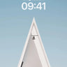 Serene Geometry Wallpaper with Bell-Topped Spire wallpaper for iPhone, iPad & Mac