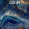 Deep Abyss Wallpaper with Golden Veins wallpaper for iPhone, iPad & Mac