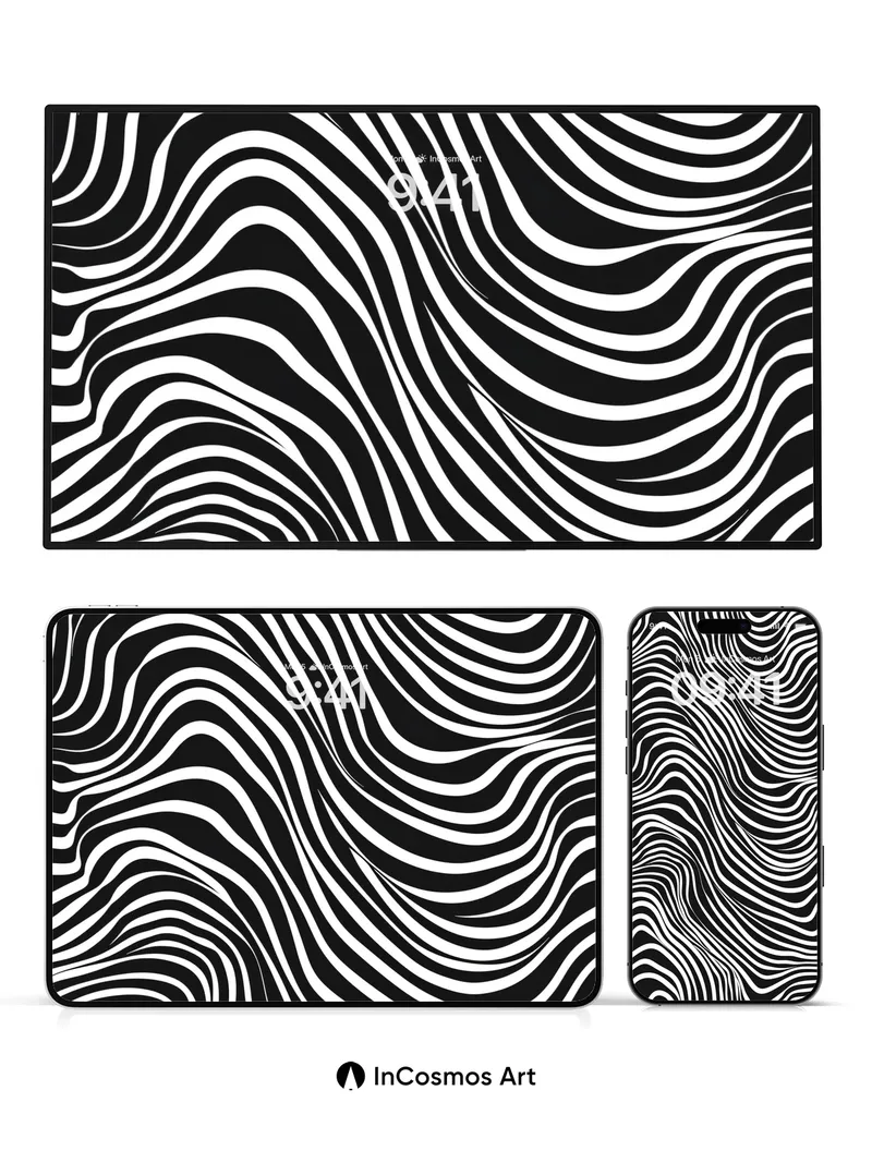 Sonic Wave Wallpaper with Hypnotic Flow