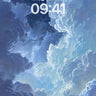 Serene Skyline Wallpaper with Ethereal Clouds wallpaper for iPhone, iPad & Mac
