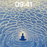 Serenity Spiral Wallpaper with Cosmic Center wallpaper for iPhone, iPad & Mac