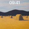 Golden Hush Wallpaper with Distant Peaks wallpaper for iPhone, iPad & Mac