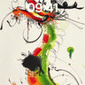 Whimsical Dragon Wallpaper with Splatter Energy wallpaper for iPhone, iPad & Mac