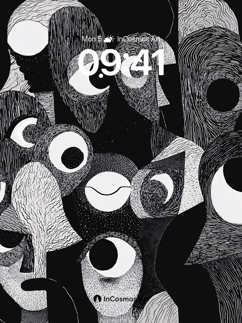 Surreal Gaze Wallpaper with Whispering Eyes