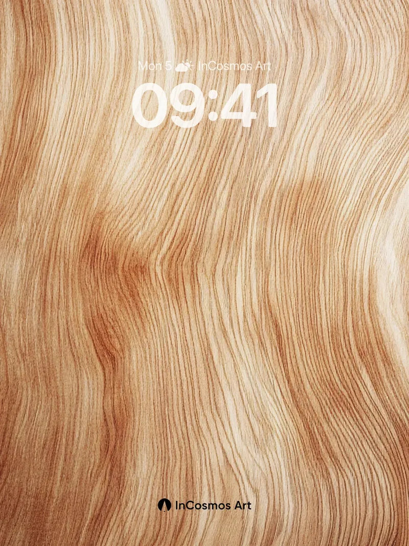 Whispering Grain Wallpaper with Sunlit Veins