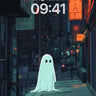 Neon Ghost Wallpaper with City Pulse wallpaper for iPhone, iPad & Mac