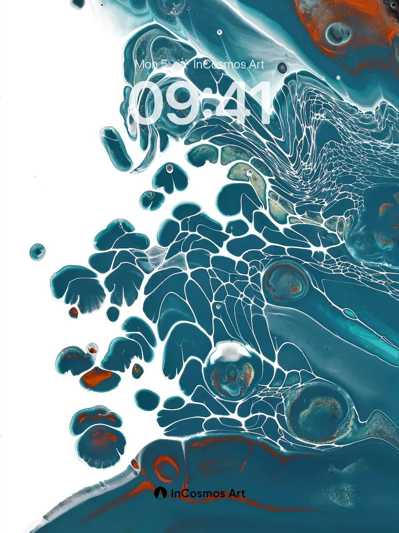 Cosmic Veil Wallpaper with Luminous Cracks