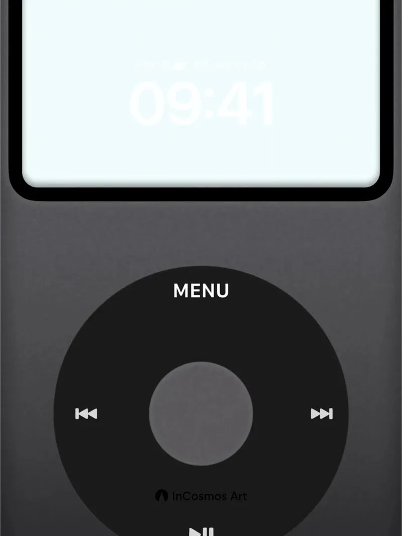 Nostalgic Echo Wallpaper with Clickwheel Charm