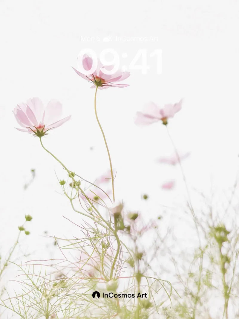 Serenity Bloom Wallpaper with Ethereal Light