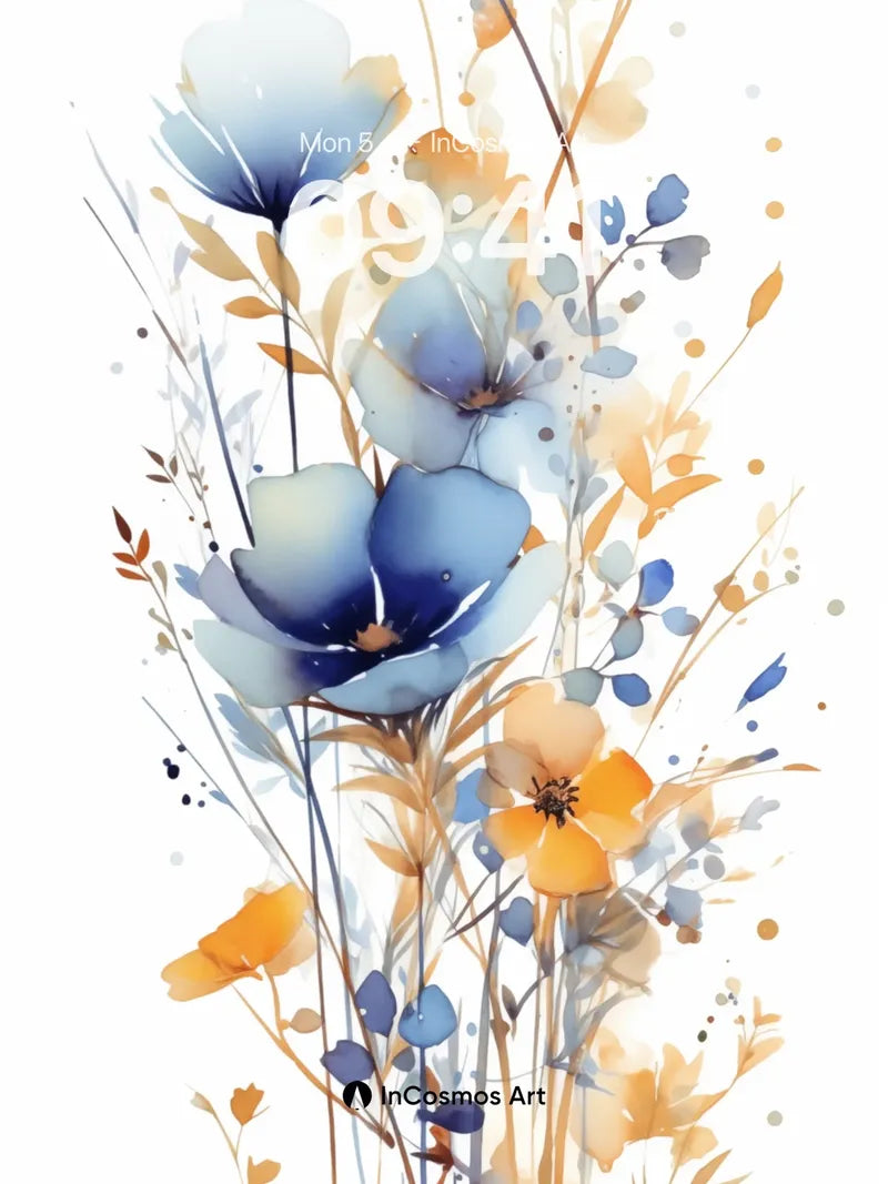 Serene Bloom Wallpaper with Ethereal Hues