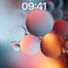 Luminous Sphere Wallpaper with Floating Light wallpaper for iPhone, iPad & Mac