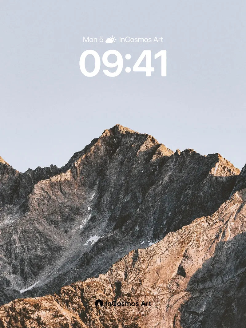 Stone Silence Wallpaper with Golden Light