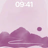 Muted Hush Wallpaper with Floating Orb wallpaper for iPhone, iPad & Mac