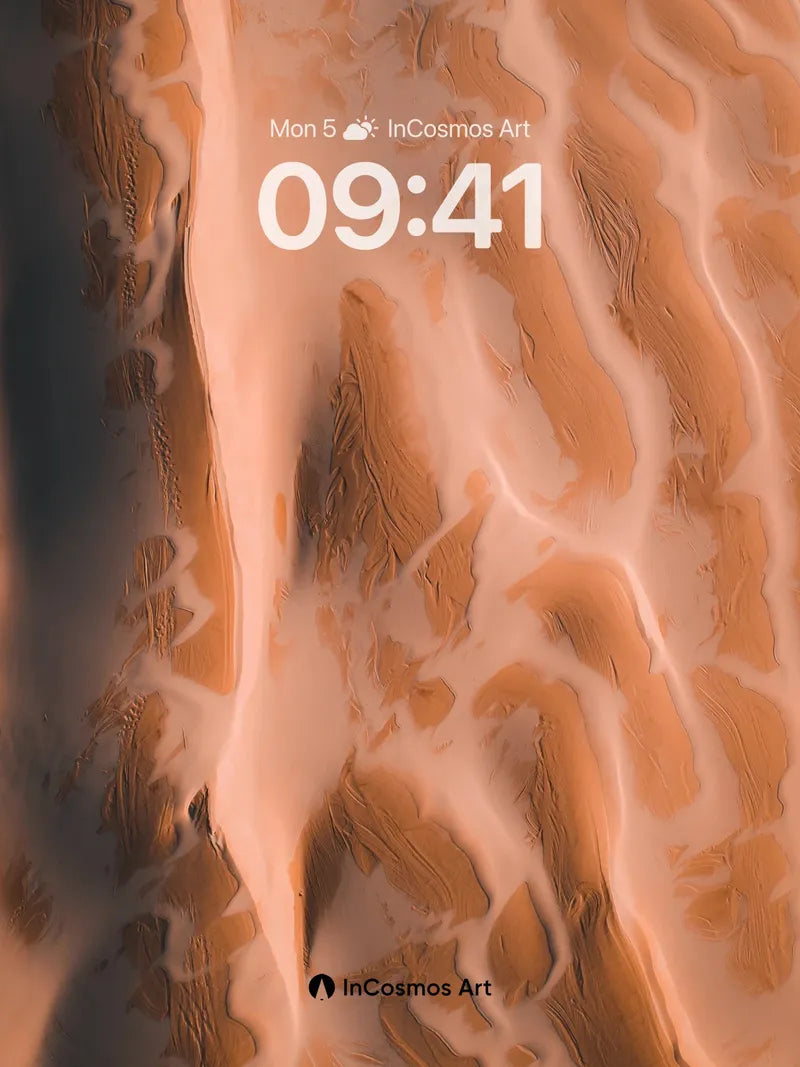 Sandy Veil Wallpaper with Dune Patterns