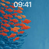 Vibrant Fish School Ocean Wallpaper wallpaper for iPhone, iPad & Mac