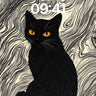 Whispering Woodgrain Wallpaper with Watchful Eyes wallpaper for iPhone, iPad & Mac