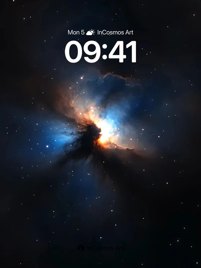 Cosmic Veil Wallpaper with Nebula Breath