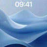 Serenity Wave Wallpaper with Liquid Light wallpaper for iPhone, iPad & Mac