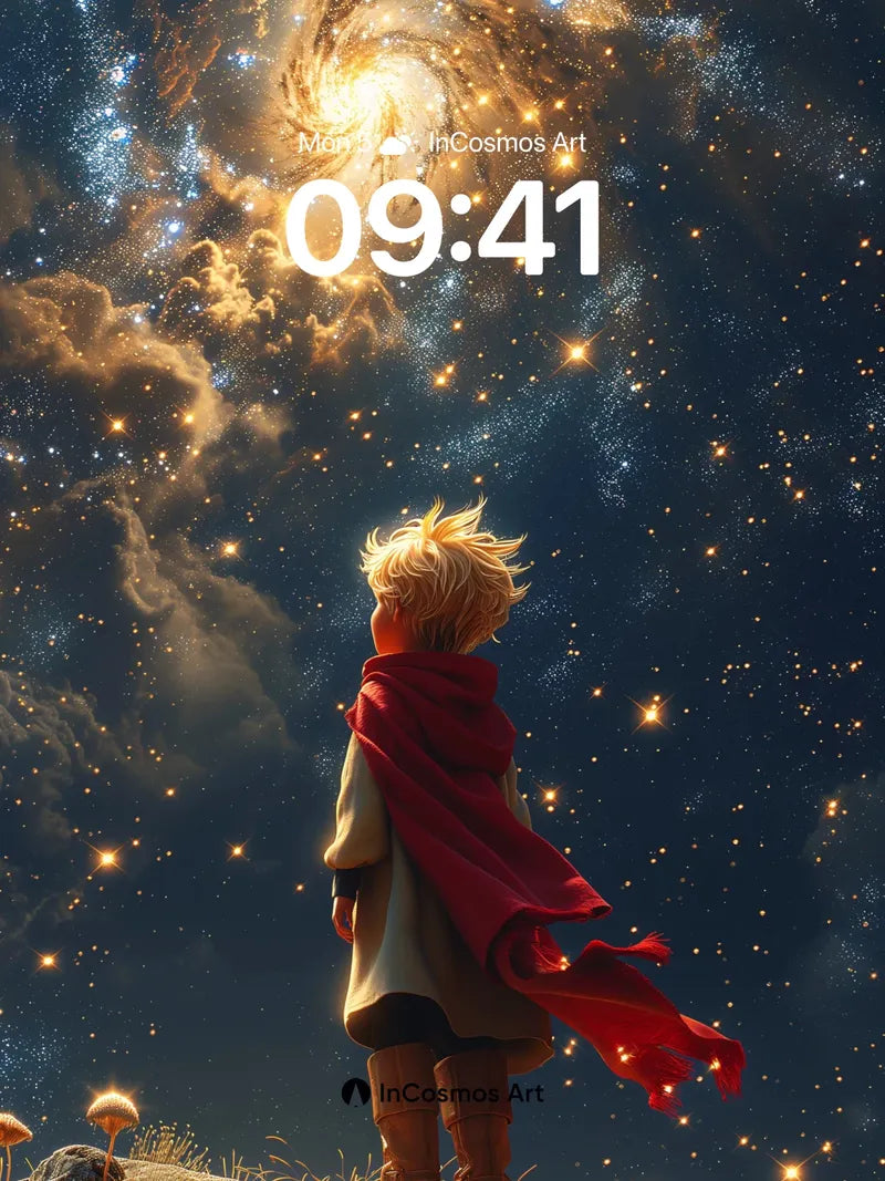 Cosmic Wonder Wallpaper with Starlit Cloak wallpaper for iPhone, iPad & Mac