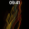 Neon Veil Wallpaper with Electric Trails wallpaper for iPhone, iPad & Mac