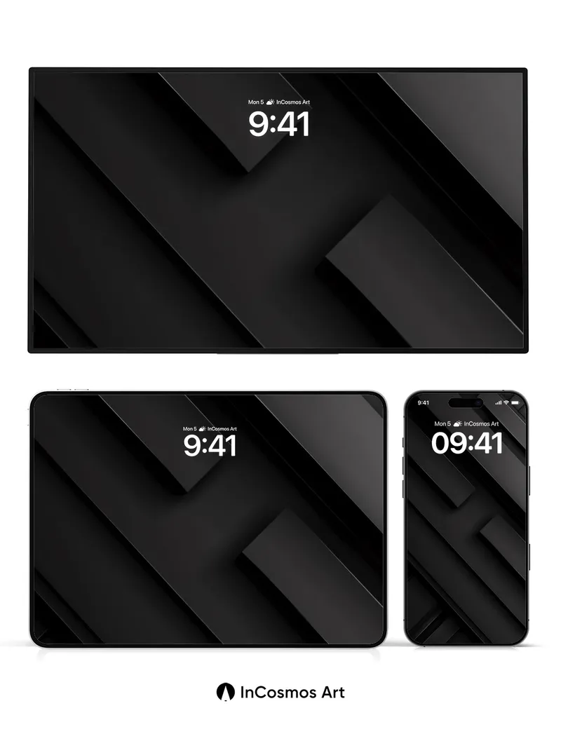 Shadow Weave Wallpaper with Depth Lines