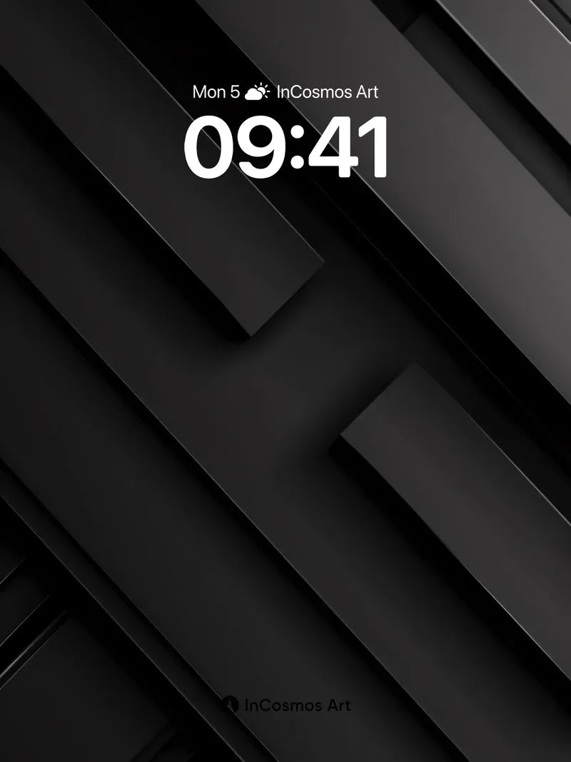 Shadow Weave Wallpaper with Depth Lines