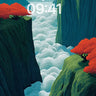 Cloud River Canyon Wallpaper Fantasy Scenery