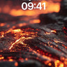 Incandescent Flow Wallpaper with Molten Veins wallpaper for iPhone, iPad & Mac