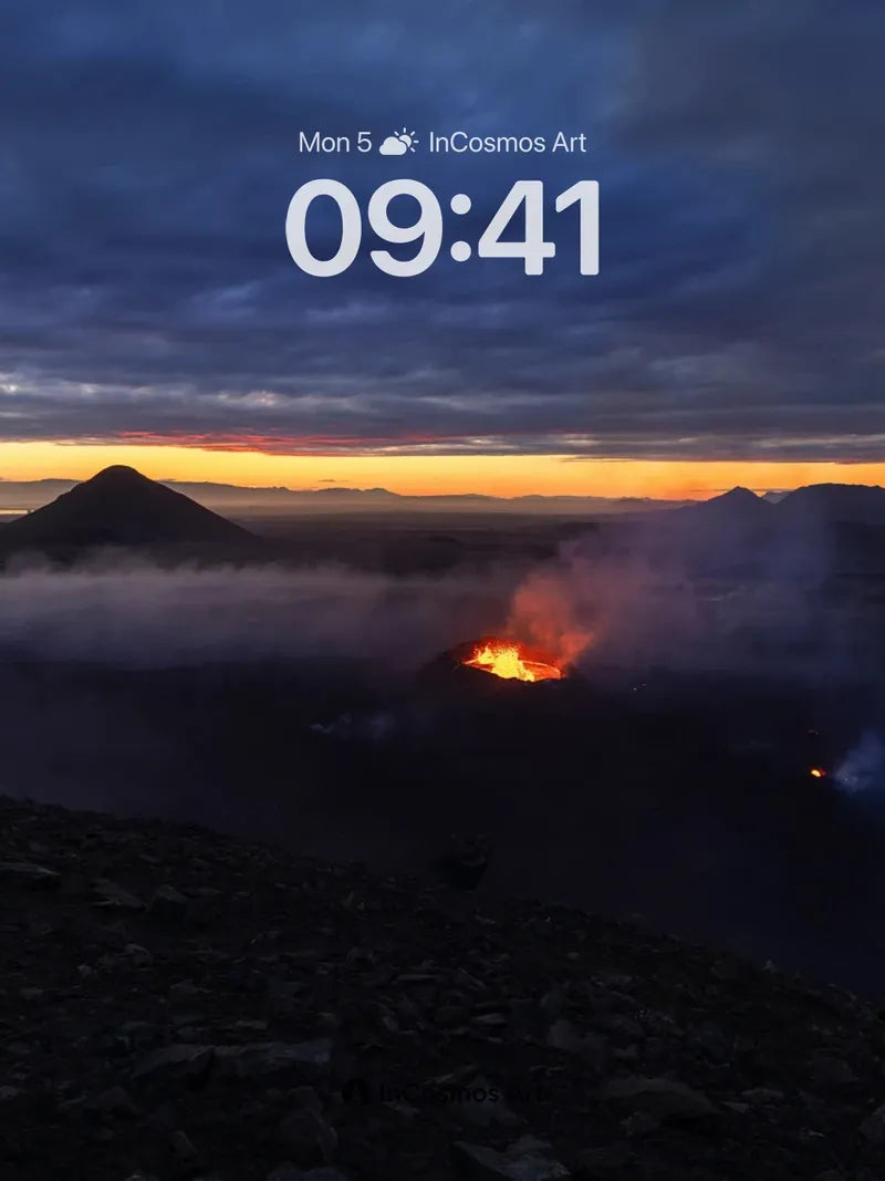 Ember Veil Wallpaper with Volcanic Breath