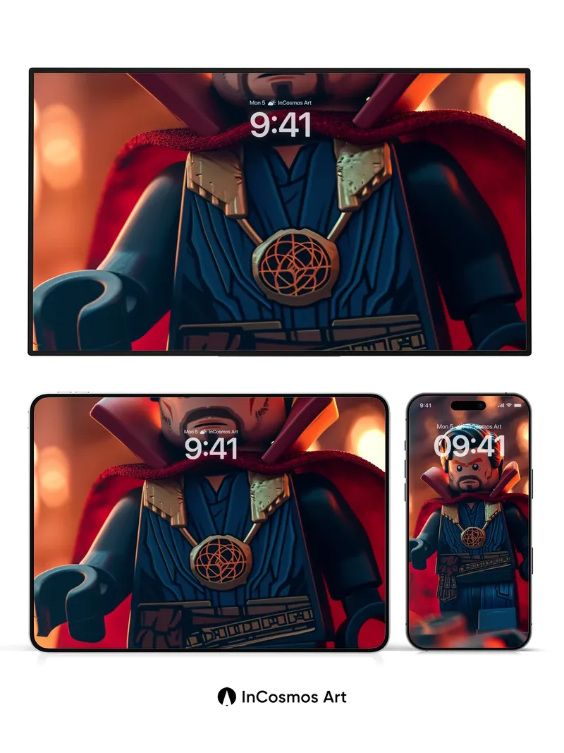 Brick Sorcery Wallpaper with Mystic Light