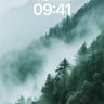 Mist-Cradled Forest Wallpaper with Whispering Pines wallpaper for iPhone, iPad & Mac