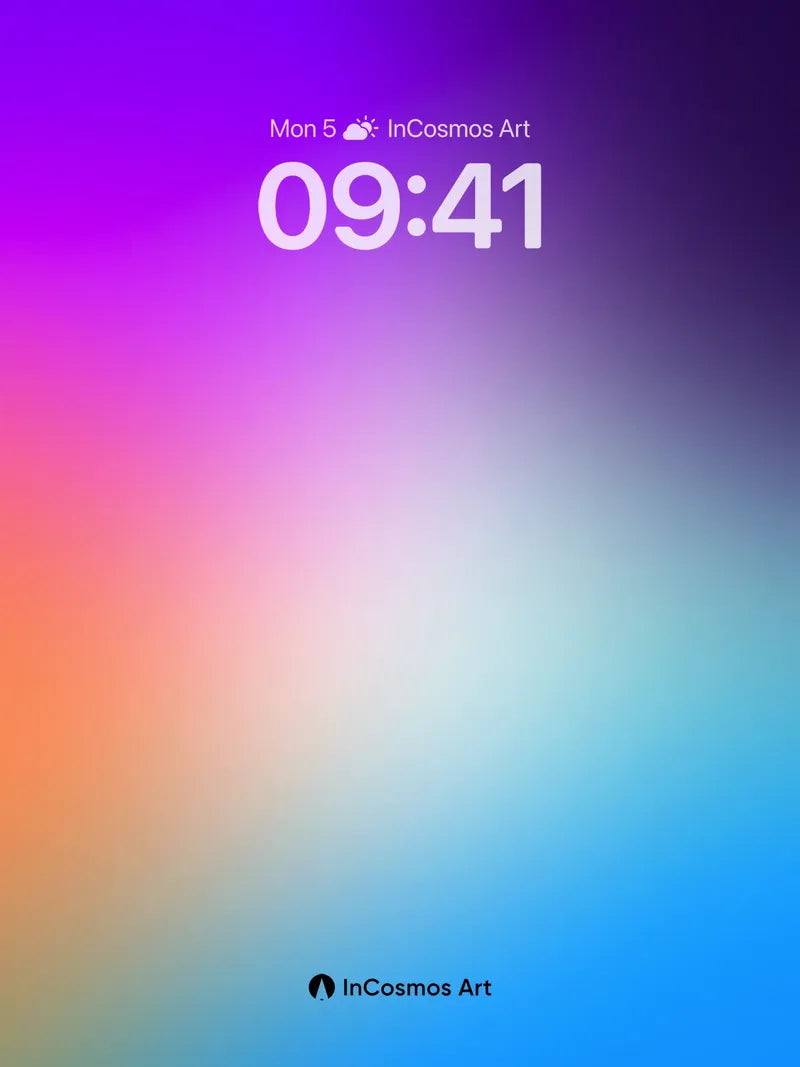 Luminous Gradient Wallpaper with Ethereal Flow