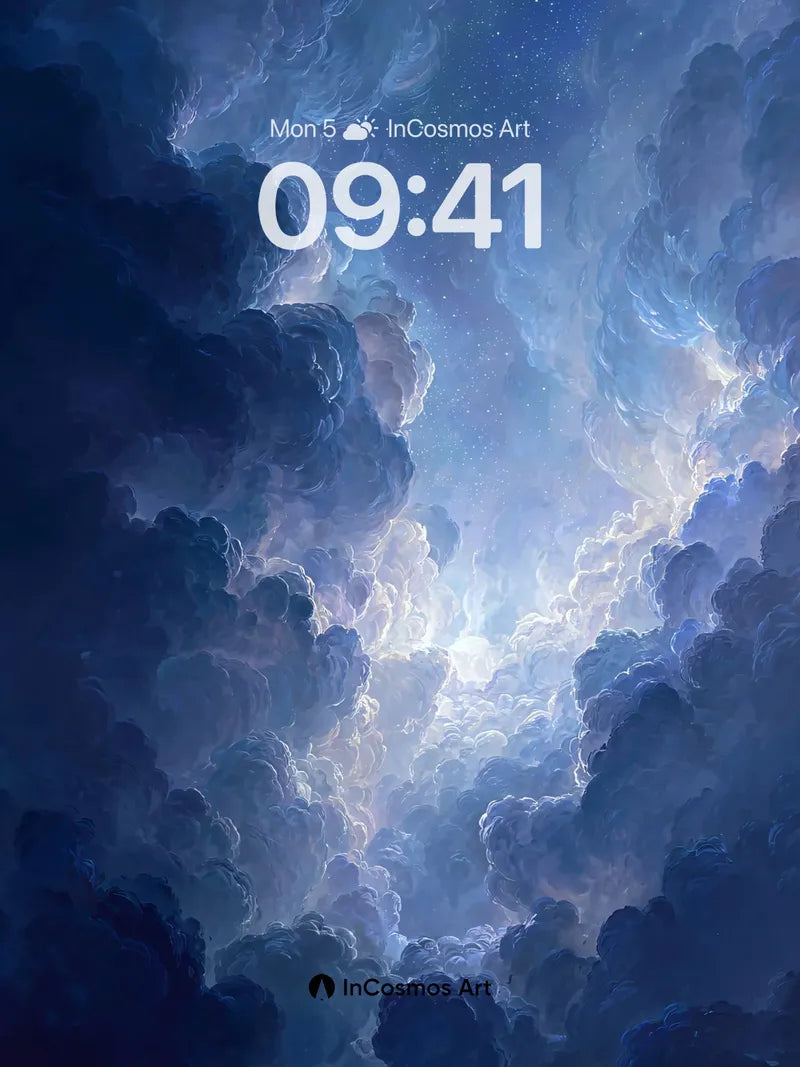 Serene Night Sky Wallpaper with Starry Depths wallpaper for iPhone, iPad & Mac