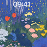 Midnight Meadow Floral Wallpaper wallpaper for iPhone, iPad & Mac