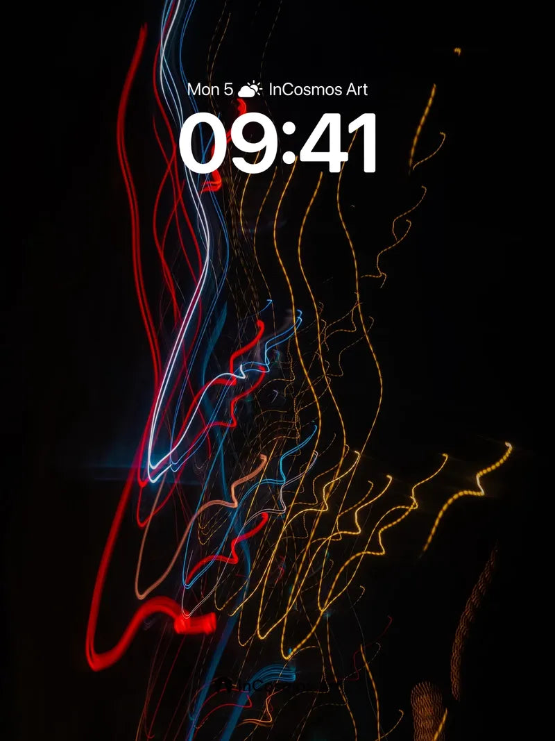 Neon Pulse Wallpaper with Electric Traces