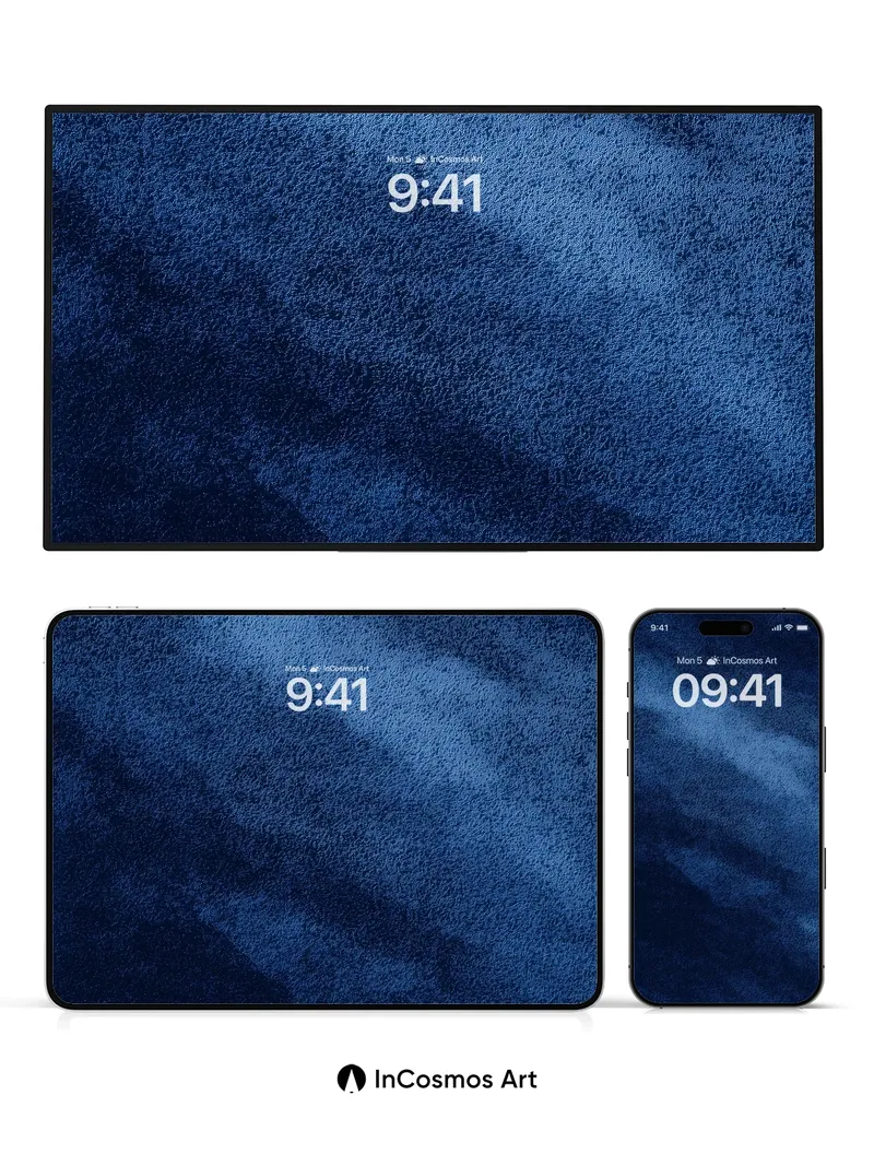 Midnight Velvet Wallpaper with Whispering Light