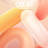 Soft Glow Wallpaper with Floating Rings wallpaper for iPhone, iPad & Mac