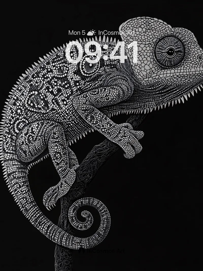 Silent Lattice Wallpaper with Chameleon Geometry