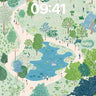 Whispering Grove Wallpaper with Floating Paths wallpaper for iPhone, iPad & Mac