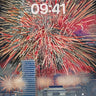 Crimson Burst Wallpaper with Floating Temples wallpaper for iPhone, iPad & Mac
