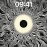 Hypnotic Eye Wallpaper with Swirling Lines wallpaper for iPhone, iPad & Mac