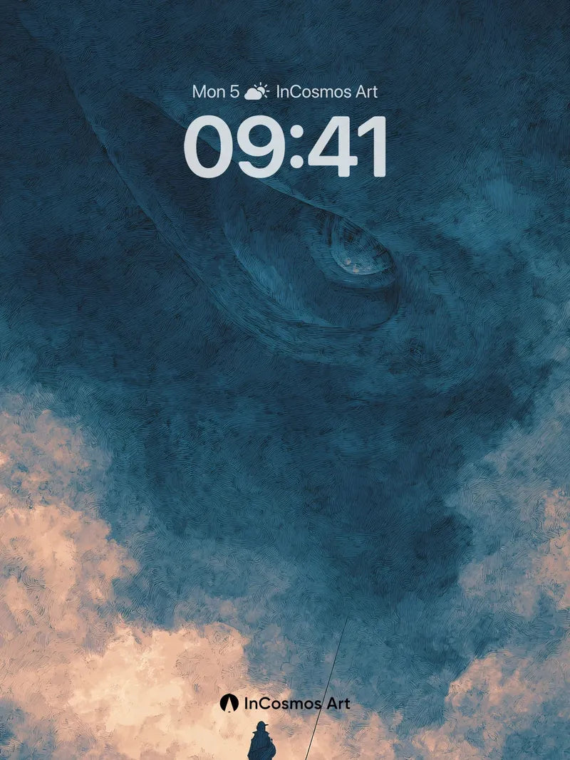 Whispering Sky Wallpaper with Watchful Eye wallpaper for iPhone, iPad & Mac
