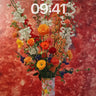 Crimson Bloom Wallpaper with Floral Vase Echo wallpaper for iPhone, iPad & Mac