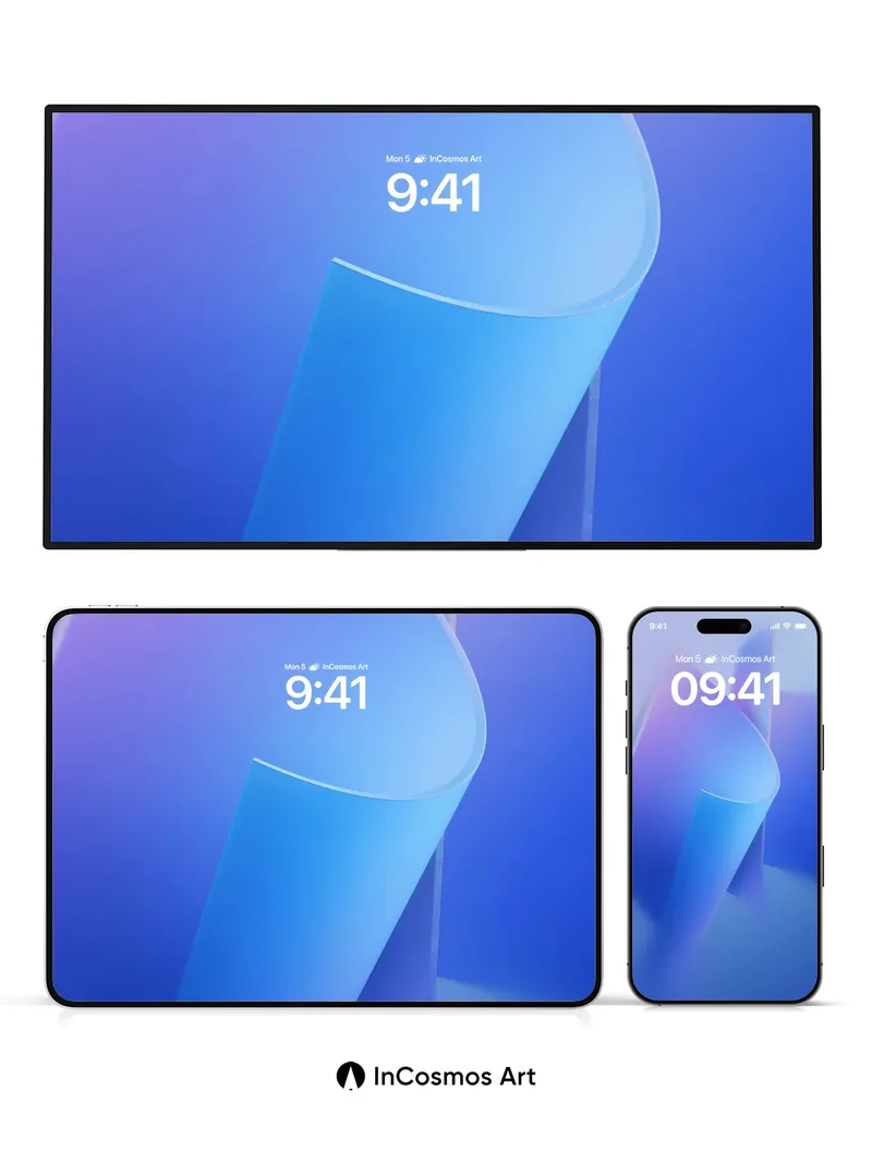 Serenity Fold Wallpaper with Ethereal Light